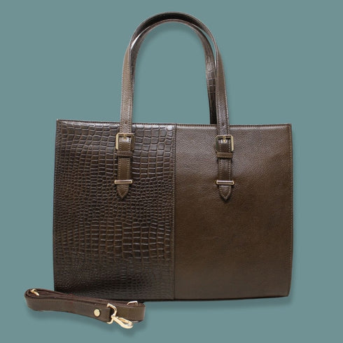 Gauri Genuine Leather Women Tote Bag Hive